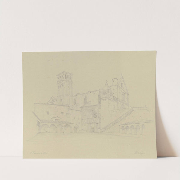 S. Francesco in Assisi by Friedrich Wilhelm Ludwig