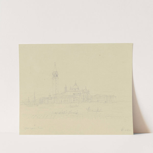 S. Giorgio Maggiore in Venedig by Friedrich Wilhelm Ludwig