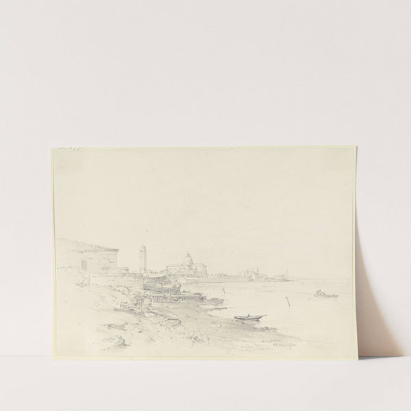 S. Pietro di Castello in Venedig, vom Giardino Publico aus gesehen by Albert Emil Kirchner