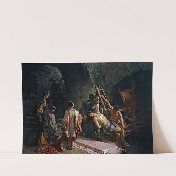 S. Sebastiano Recuperato Dalla Cloaca Massima (1877) by Alejandro Ferrant Y Fischermans