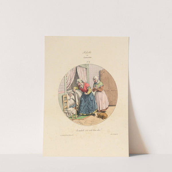 Sa maladie m’a coûté bien cher ! (1829) by Edmé Jean Pigal