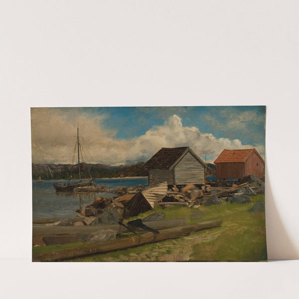 Saanum, Mandal by Amaldus Nielsen