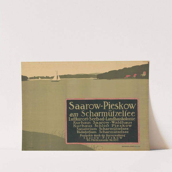 Saarow-Pieskow am Scharmützelsee. Luftkurort, Seebad, Landhauskolonie (1911) by Paul Scheurich
