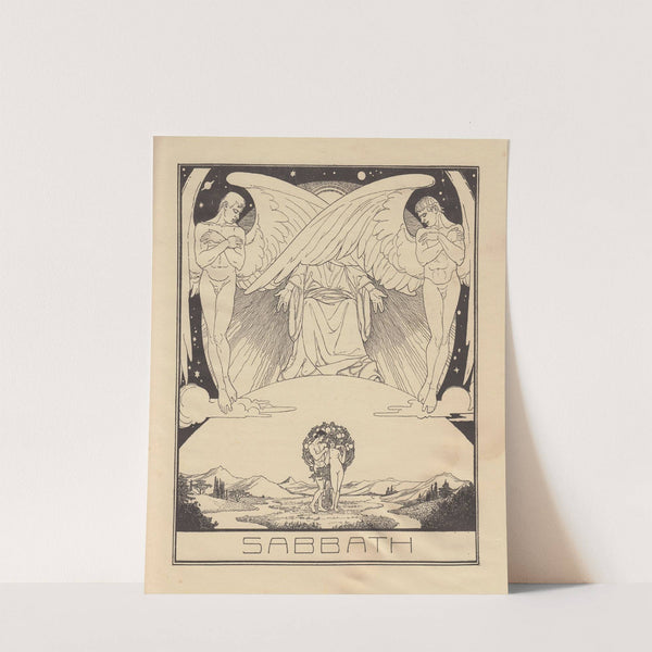 Sabbath (1922) by Ephraim Moses Lilien