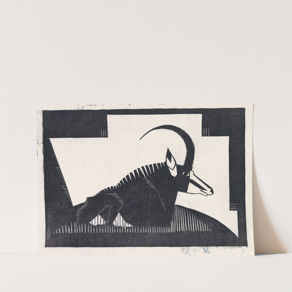 Sabelantilope by Samuel Jessurun de Mesquita