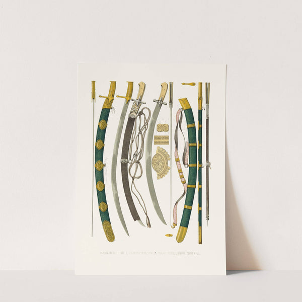 Sablia kniazia D.M. Pozharskago i sablia grazhdanina Minina by Fedor Grigoryevich Solntsev