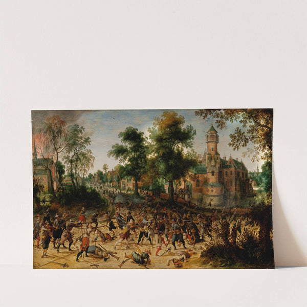 Sack of a Town (1600s) by Sebastian Vrancx