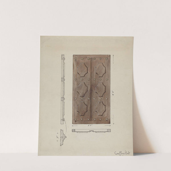 Sacristy Door by Geoffrey Holt