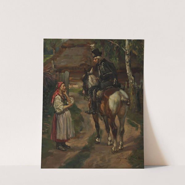 Sad News (1910) by Wojciech Kossak