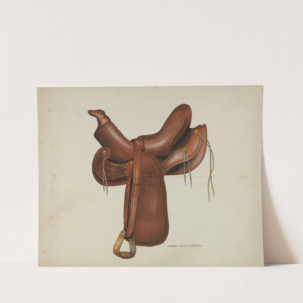 Saddle by Eva Fox and Harry Mann Waddell