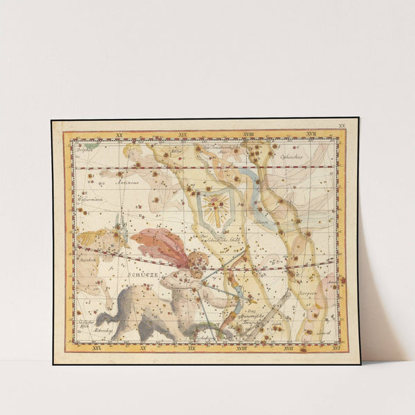 Sagittarius and Sobieski’s Shield (1805) by Johann Elert Bode