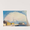 Sailboat (Lumber Schooner and Wharves) by George Copeland Ault