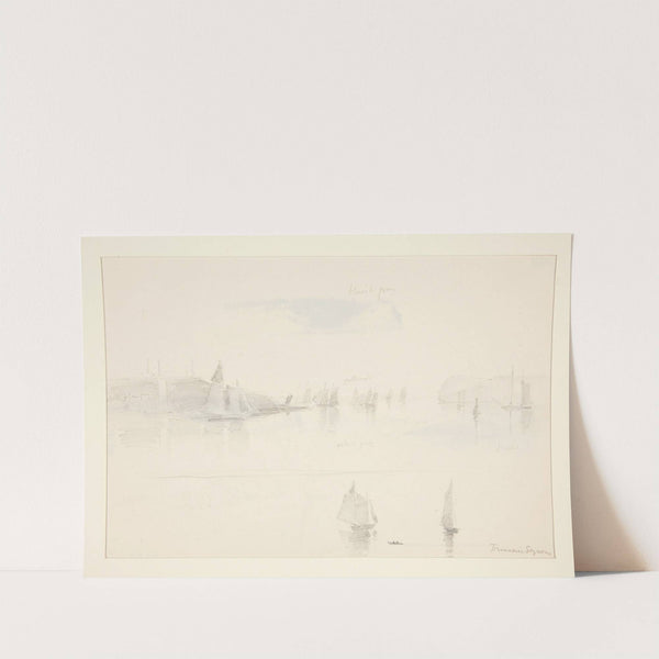 Sailboats in a Bay (19th century) by Truman Seymour