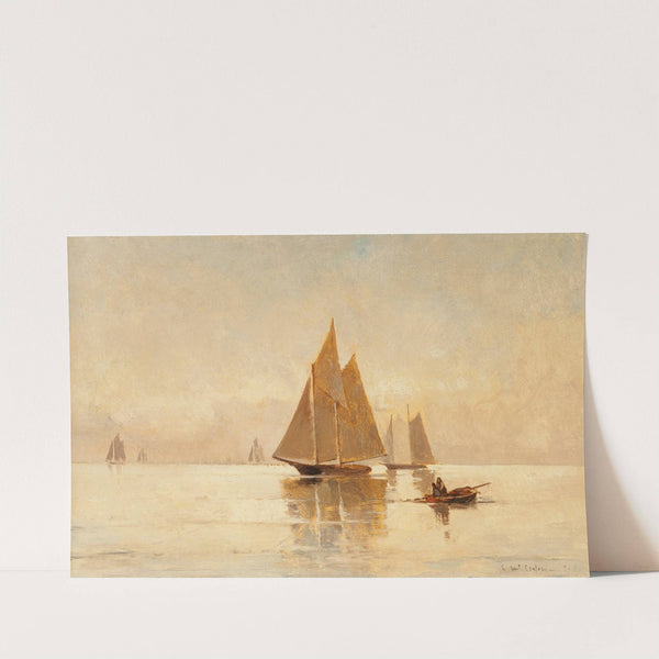 Sailboats in the Evening by Emil Carlsen