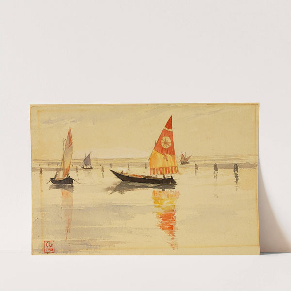 Sailboats (Venice) by Cass Gilbert