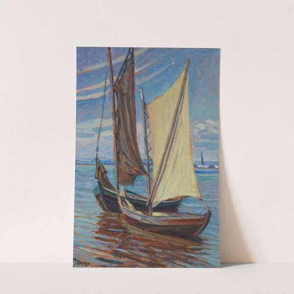 Sailing Boat by Ludwik Misky