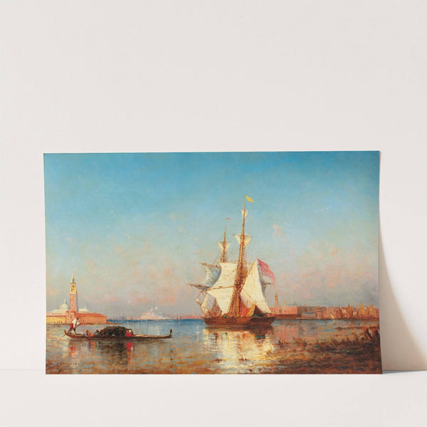 Sailing Boats, Venice Beyond by Paul-Charles-Emmanuel Gallard-Lépinay