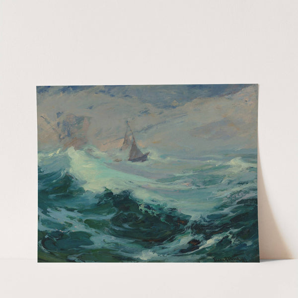 Sailing on a Stormy Sea by Franz Bischoff