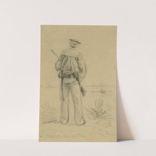 Sailor on Sentry by Alfred Rudolph Waud