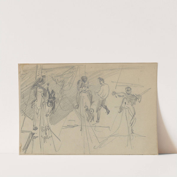 Sailors in Rigging of Ship by John Singer Sargent