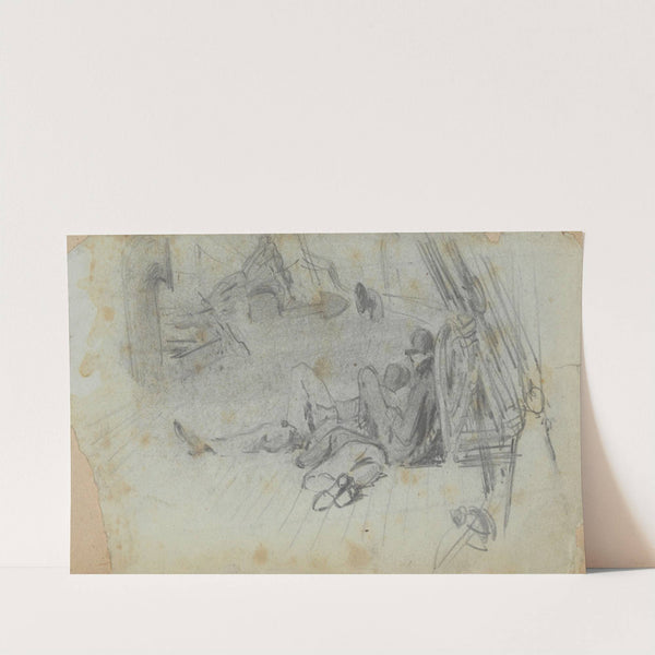 Sailors on Deck of Ship by John Singer Sargent