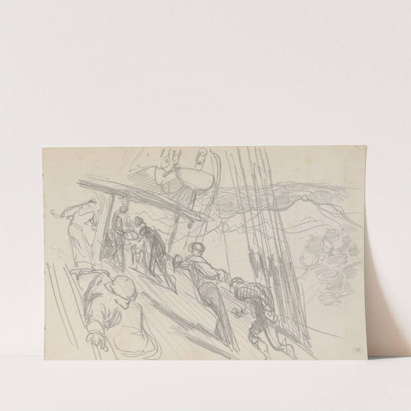 Sailors on Sloping Deck by John Singer Sargent