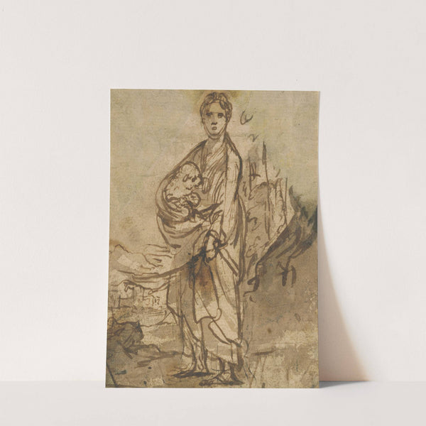 Saint Agnes (1605) by Adam Elsheimer