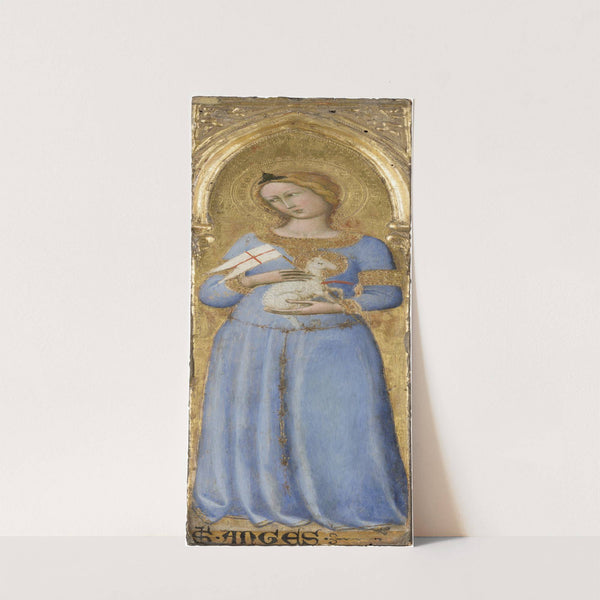 Saint Agnes (ca 1370-1390) by Andrea Vanni