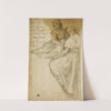 Saint Anne and Standing Woman with Salver by After Andrea del Sarto