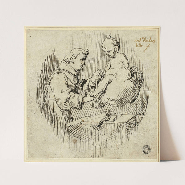 Saint Anthony of Padua with the Infant Jesus by Antonio del Castillo Y Saavedra
