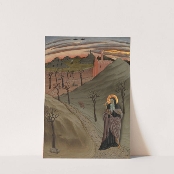 Saint Anthony the Abbot in the Wilderness by Osservanza Master