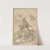 Saint Augustine on Clouds Surrounded by Angels (1667–1744) by Johann Jacob Eybelwieser