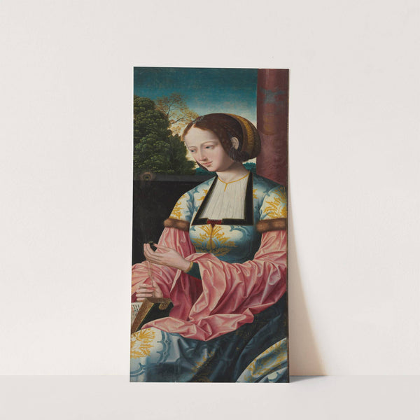 Saint Barbara by Master of the Holy Blood