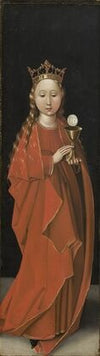 Saint Barbara (left wing exterior)