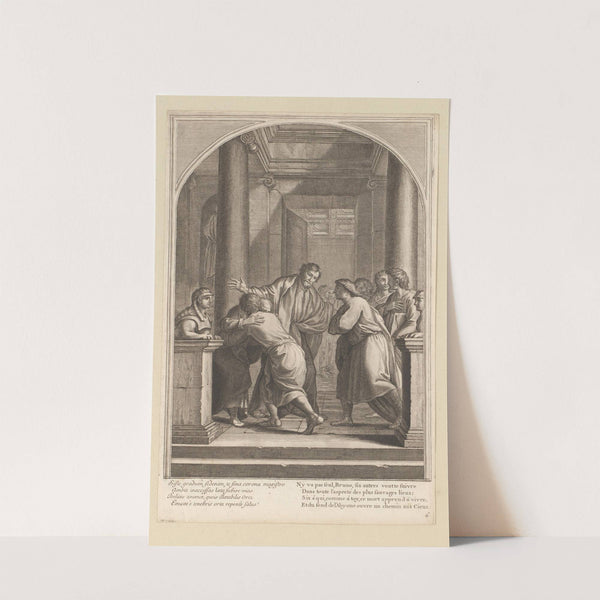 Saint Bruno and some of his disciples renounce the world (1623-1676) by François Chauveau