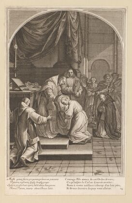 Saint Bruno bestows the order’s habit (1623-1676)