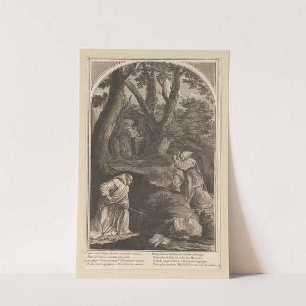 Saint Bruno in prayer in Calabria (1623-1676) by François Chauveau