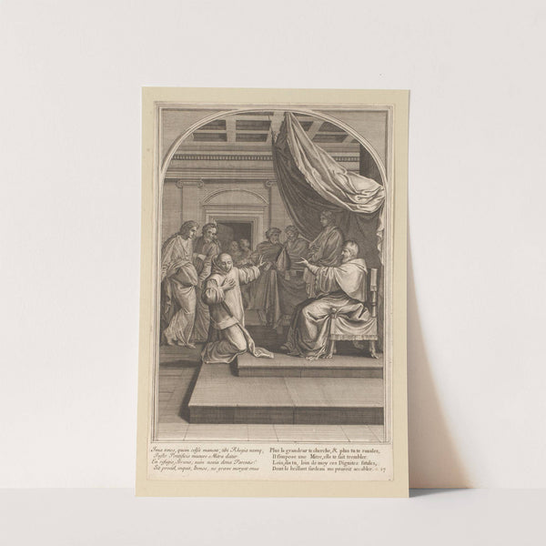 Saint Bruno refuses the diocese of Reggio (1623-1676) by François Chauveau