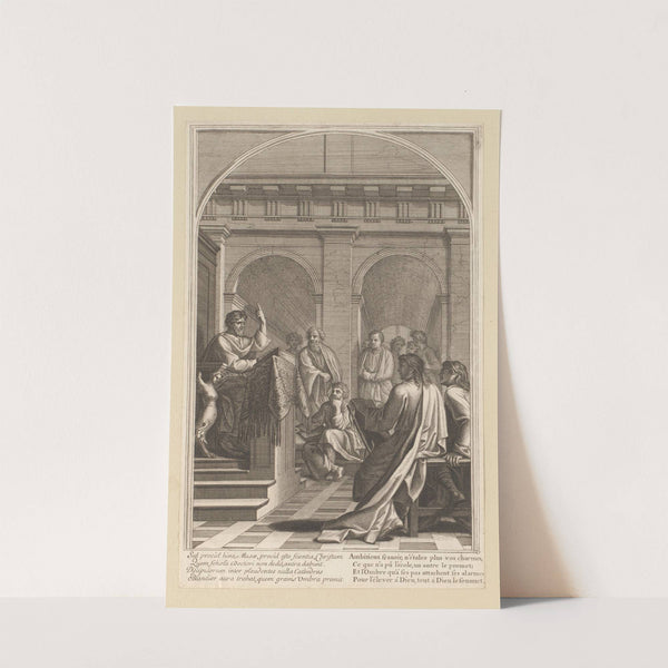 Saint Bruno teaches theology in Reims (1623-1676) by François Chauveau