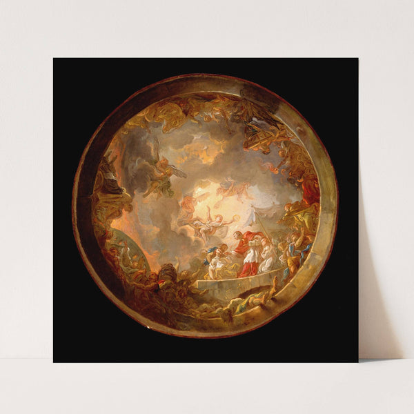 Saint Carlo Borromeo Attending to the Plague Victims by Jean-Simon Berthélemy