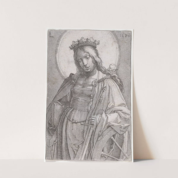 Saint Catherine by Lucas Van Leyden