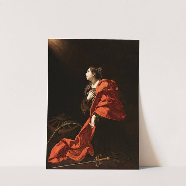 Saint Catherine by Bartolomeo Cavarozzi