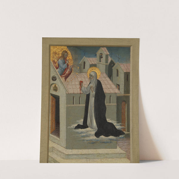 Saint Catherine of Siena Exchanging Her Heart with Christ by Giovanni di Paolo