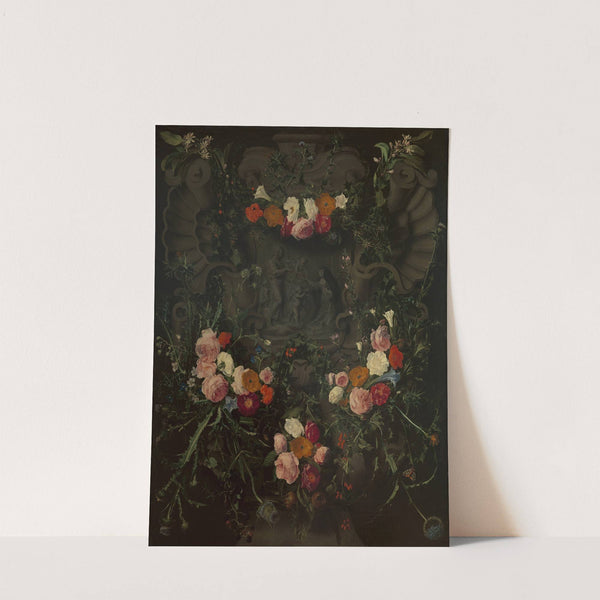 Saint Catherine of Siena Surrounded by a Garland of Flowers by Erasmus Quellinus the younger