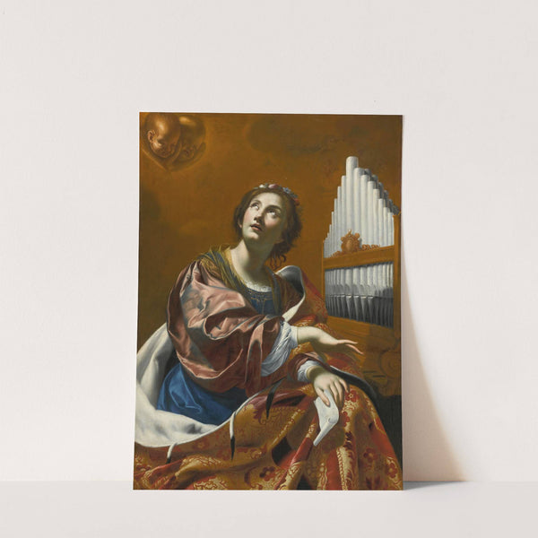 Saint Cecilia by Follower Of Simon Vouet