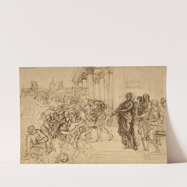 Saint Cecilia Giving Alms to the Poor by Pietro da Cortona