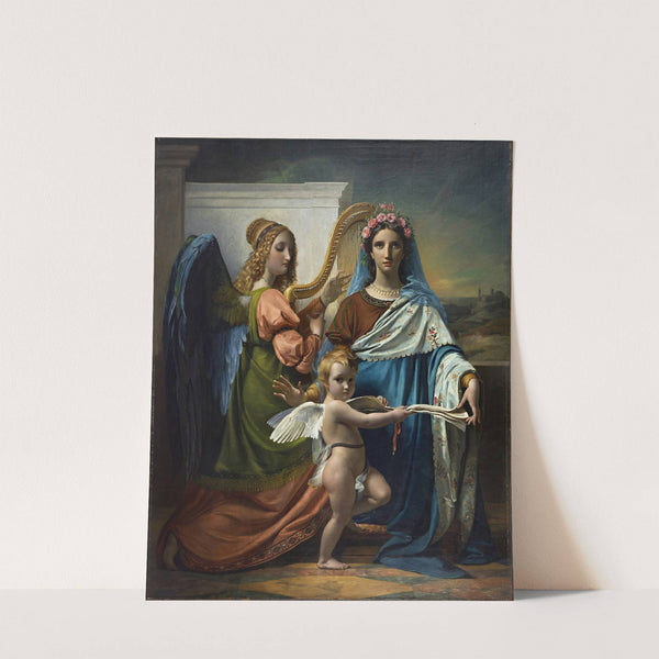 Saint Cecilia Of Rome (1824) by François-Joseph Navez