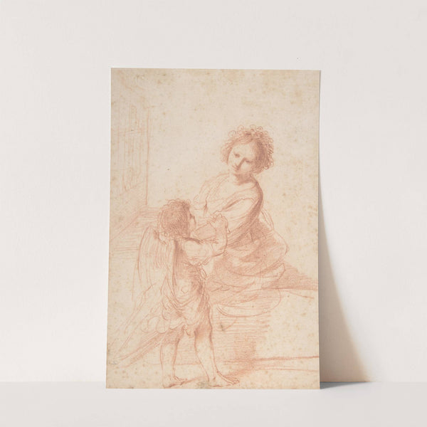 Saint Cecilia Playing the Organ by Guercino