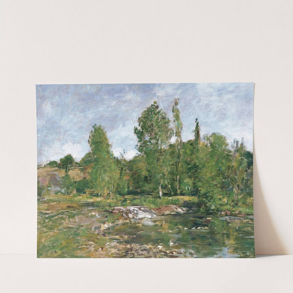 Saint-Cenery, L’étang (circa 1890-92) by Eugène Boudin