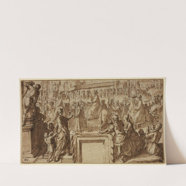 Saint Charles Borromeo Entering the Town of Pavia (c. 1604) by Cesare Nebbia